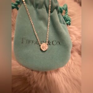 Tiffany & Co. Platinum Diamond Circlet Necklace